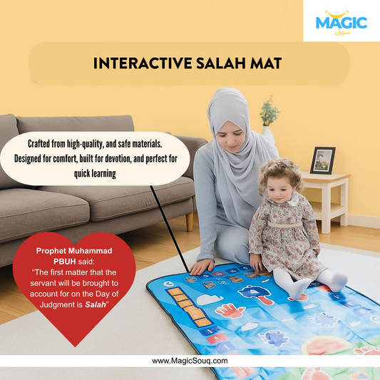 Islamic Educational Prayer Mat™ for Kids