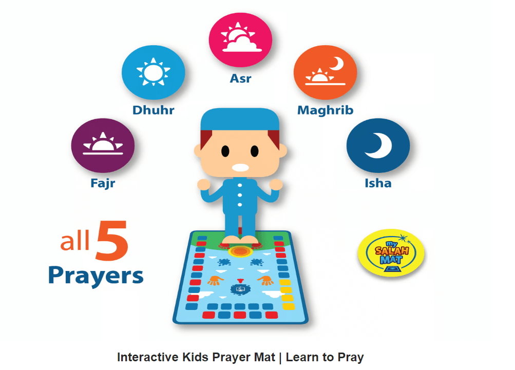 Islamic Educational Prayer Mat™ for Kids